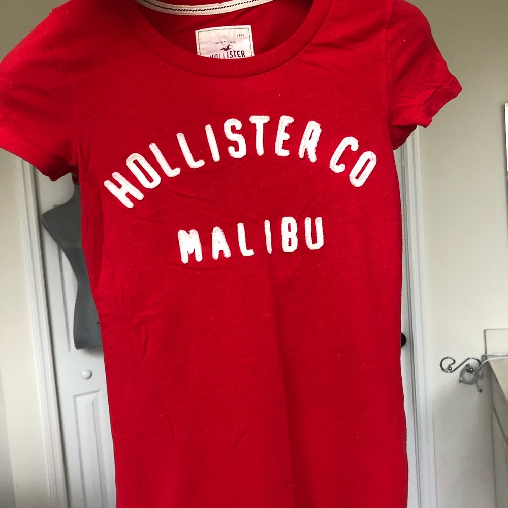 Hollister Co Red T-Shirt